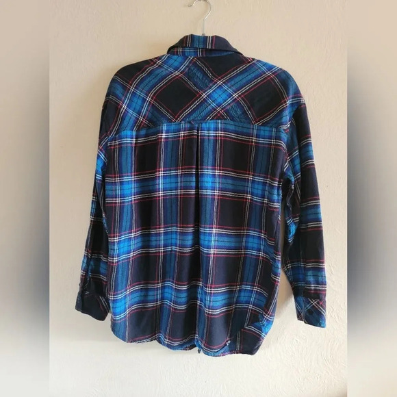 Rails Hunter Plaid Shirt in Azure Midnight Ruby, Size‎ Small - Picture 7 of 7